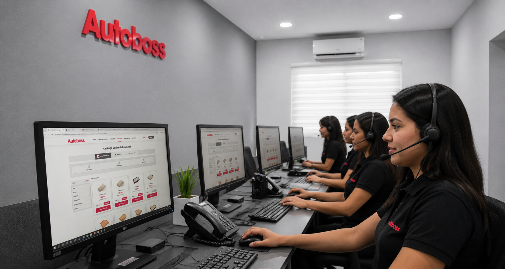 Equipo AUTOBOSS brindando atención comercial y asesoría técnica